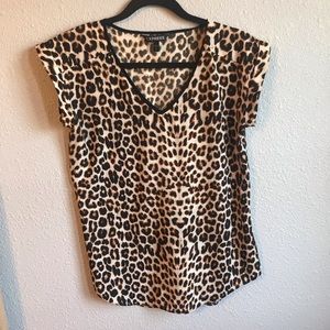 Express leopard print top